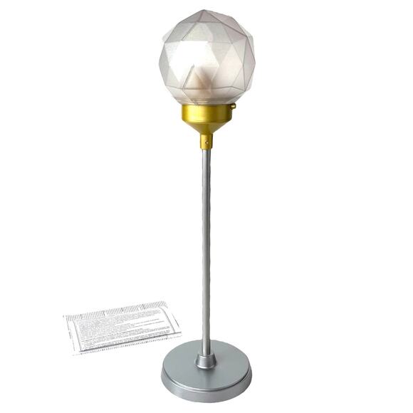 American Girl FLOOR LAMP 16" Community Center Doll Accessory Globe Lights Up NEW - Picture 10 of 10